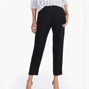 J. Crew Black Ankle Cropped Pants Tailored Fit